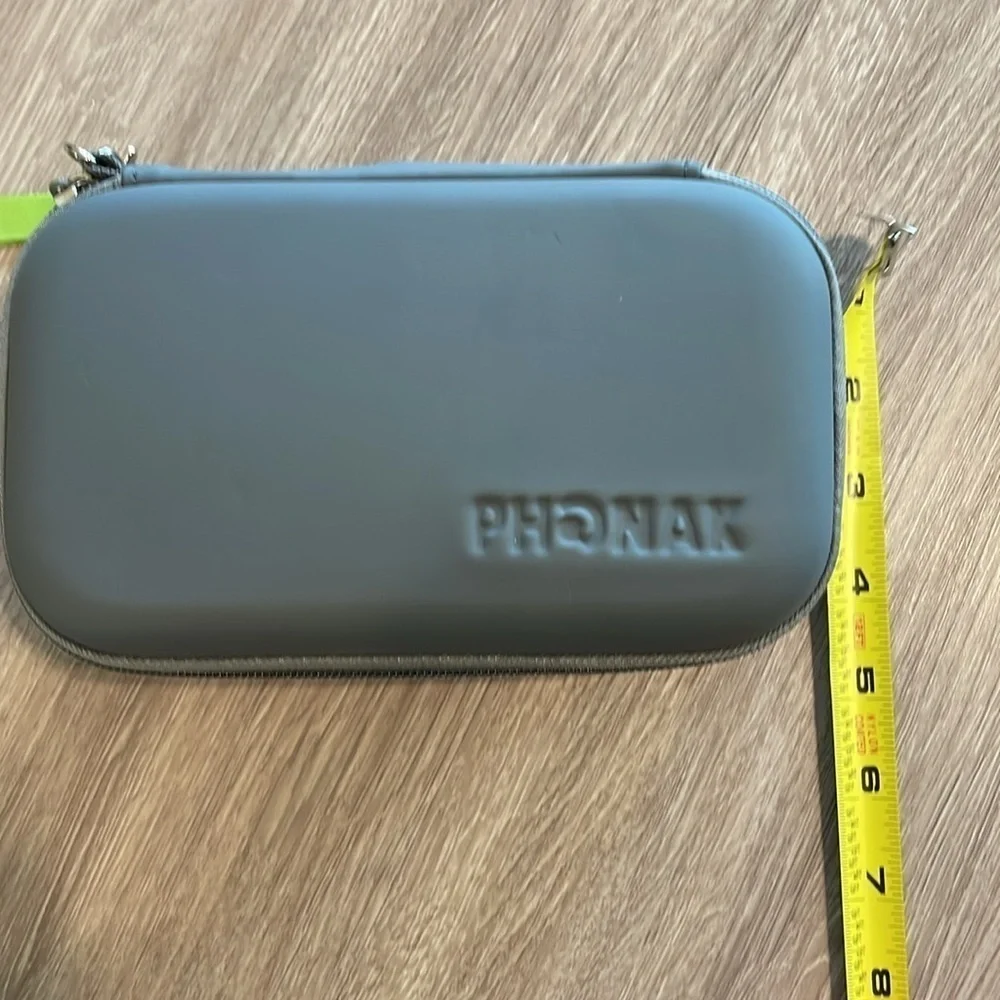 Phonak Grey Zip Top Travel Convertible Hard Case